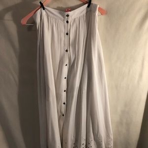 ASTR the label Boho Midi Skirt W/ POCKETS